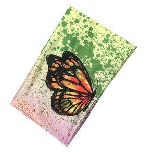 Bohemian Style Wide Stretch Butterfly Headband (Green)